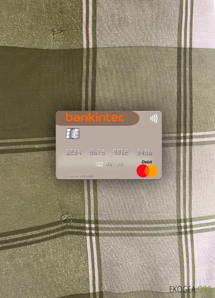 Espagne Bankinter mastercard photolook recto